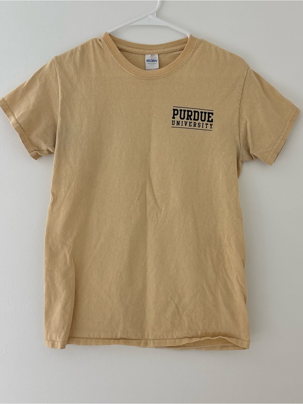 Purdue University Gildan Yellow/Gold Logo T-Shirt